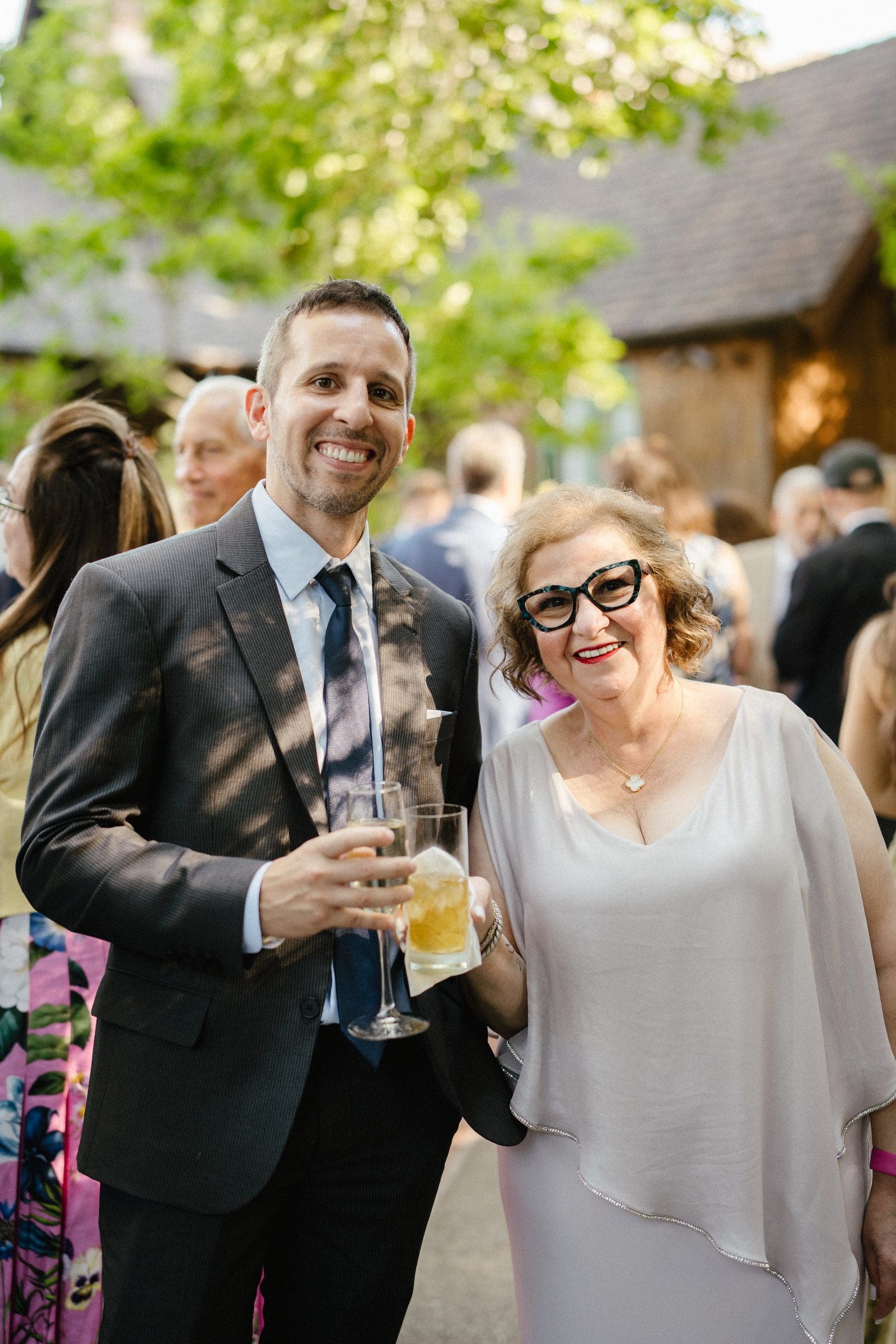 Guests at cocktail hour