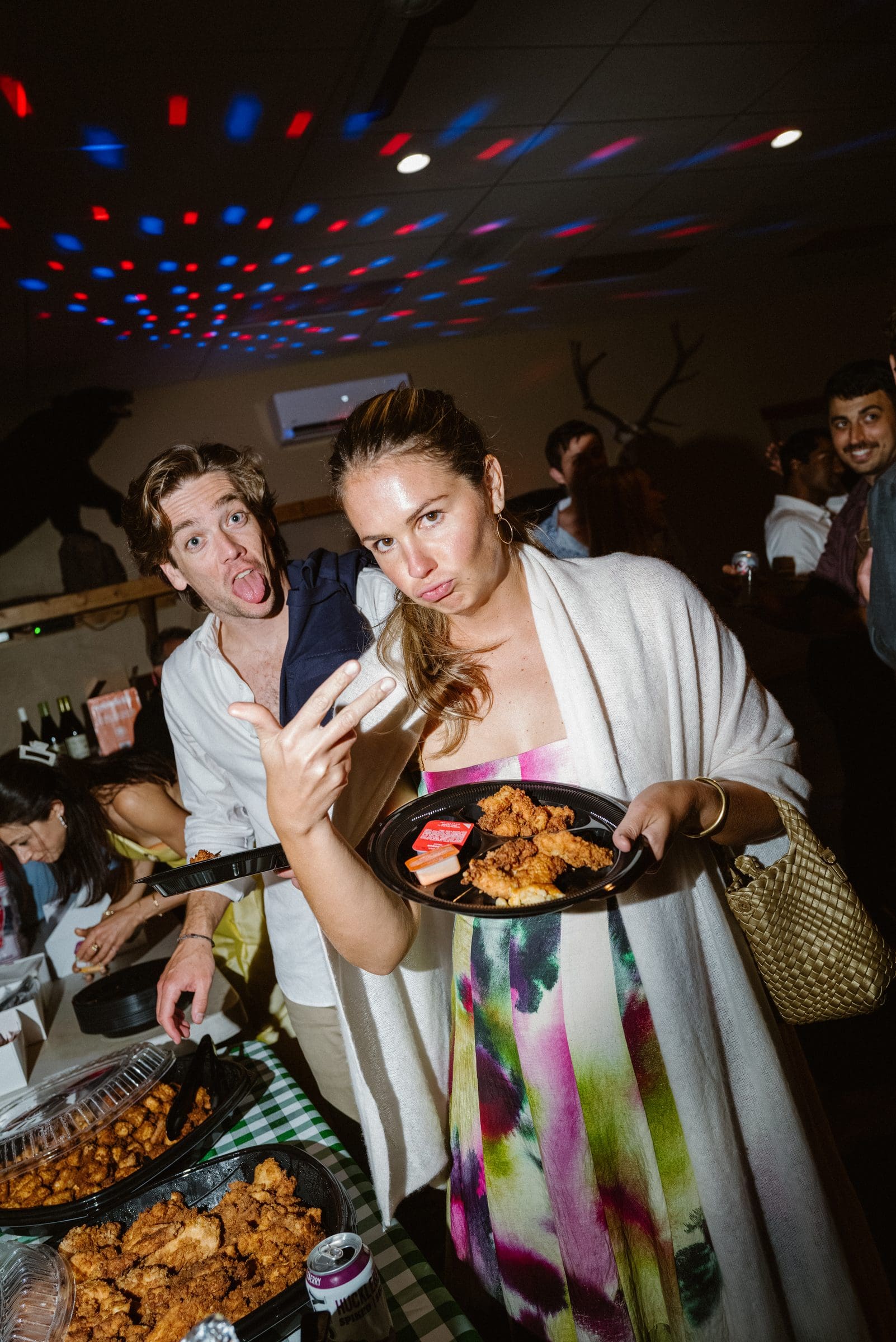 Late-night snacks on the dance floor
